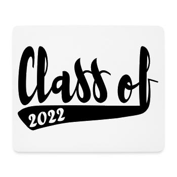 Class of 2022 schlicht vintage Design - Mousepad (Querformat) - Weiß - Vorne
