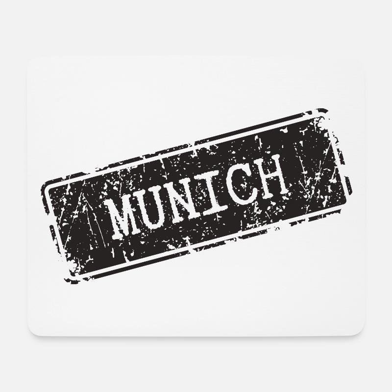 Munich - Mouse Pad (horizontal) - white