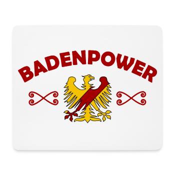 Die Kraft aus Baden - Mousepad (Querformat) - Weiß - Vorne