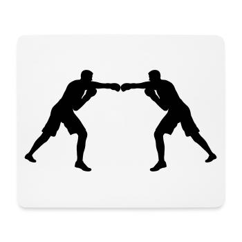 Licht und Stärke im Duell - Mousepad (Querformat) - Weiß - Vorne