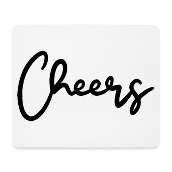 Cheers toast - Mouse Pad (horizontal) - white - Front