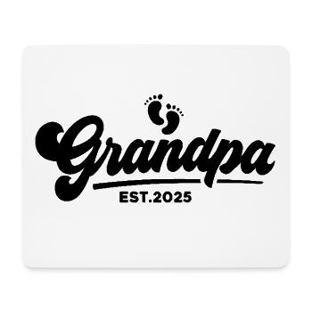 Opa 2025 - Mousepad (Querformat) - Weiß - Vorne