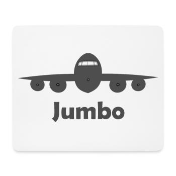 Der Düsenflieger - Mousepad (Querformat) - Weiß - Vorne