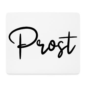 Prost Anstoßen Trinkspruch - Mousepad (Querformat) - Weiß - Vorne