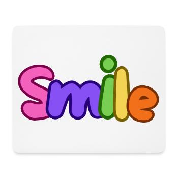 Souriez, un sourire pour tout le monde. - Tapis de souris (format paysage) - blanc - Devant