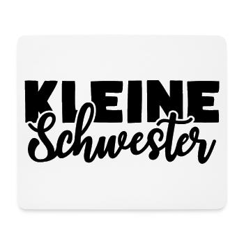 Kleine Schwester - Mousepad (Querformat) - Weiß - Vorne