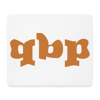 qbp - Mouse Pad (horizontal) - white - Front