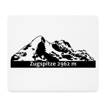 Zugspitze 2962 - Mouse Pad (horizontal) - white - Front