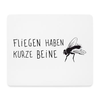 Short legs - Mouse Pad (horizontal) - white - Front