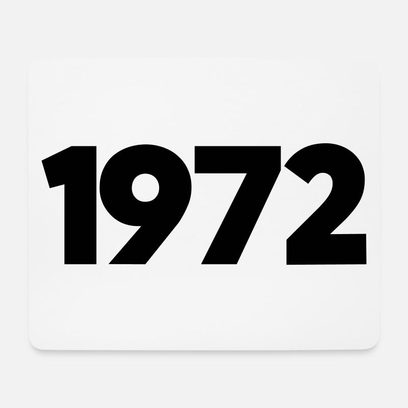 1972 Geburtsjahr - Mousepad (Querformat) - Weiß