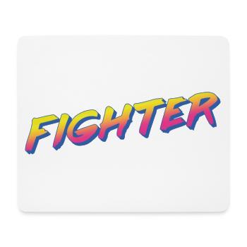 Fighter - Mousepad (Querformat) - Weiß - Vorne