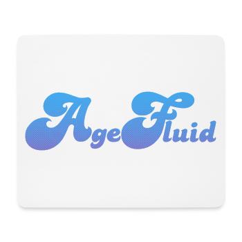 Agefluid (en anglais seulement) - Tapis de souris (format paysage) - blanc - Devant