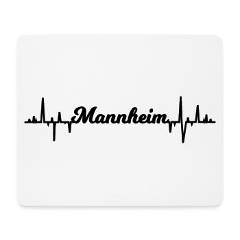 Les Mannheimer - Tapis de souris (format paysage) - blanc - Devant