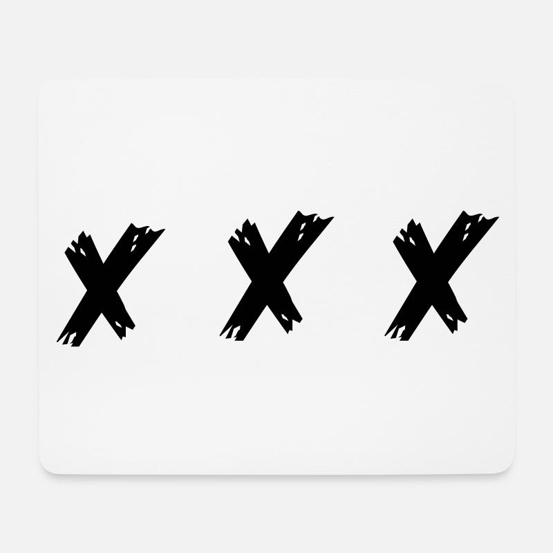 X - Mouse Pad (horizontal) - white