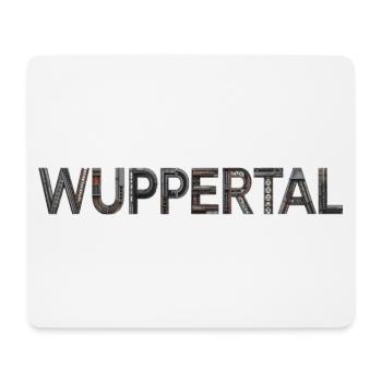 WUPPERTAL – Industrial Architectural Typography - Mousepad (Querformat) - Weiß - Vorne