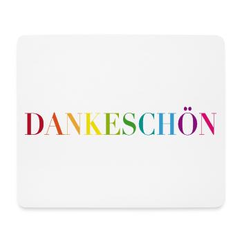 Einfach Dankeschön sagen - Mousepad (Querformat) - Weiß - Vorne