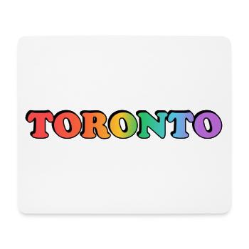 Toronto LGBTQ Rainbow - Tapis de souris (format paysage) - blanc - Devant