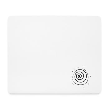 Spirale - Mousepad (Querformat) - Weiß - Vorne