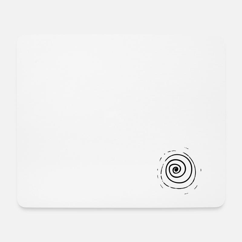 Spirale - Mousepad (Querformat) - Weiß