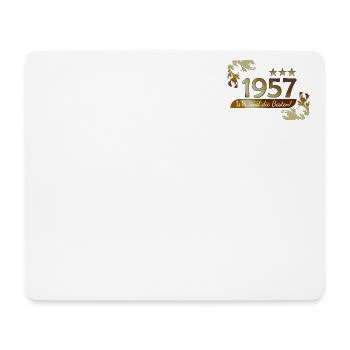 1957 - wir sind die Besten - Mousepad (Querformat) - Weiß - Vorne