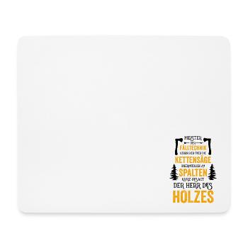 Meister der Falltechnik Herrscher über die Kettens - Mousepad (Querformat) - Weiß - Vorne