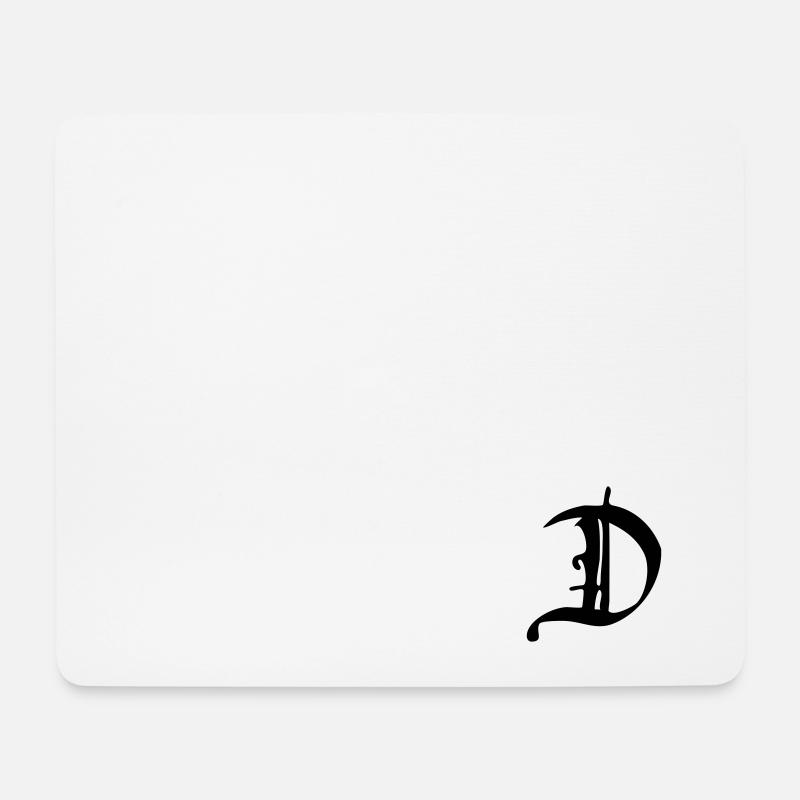 D - Mousepad (Querformat) - Weiß
