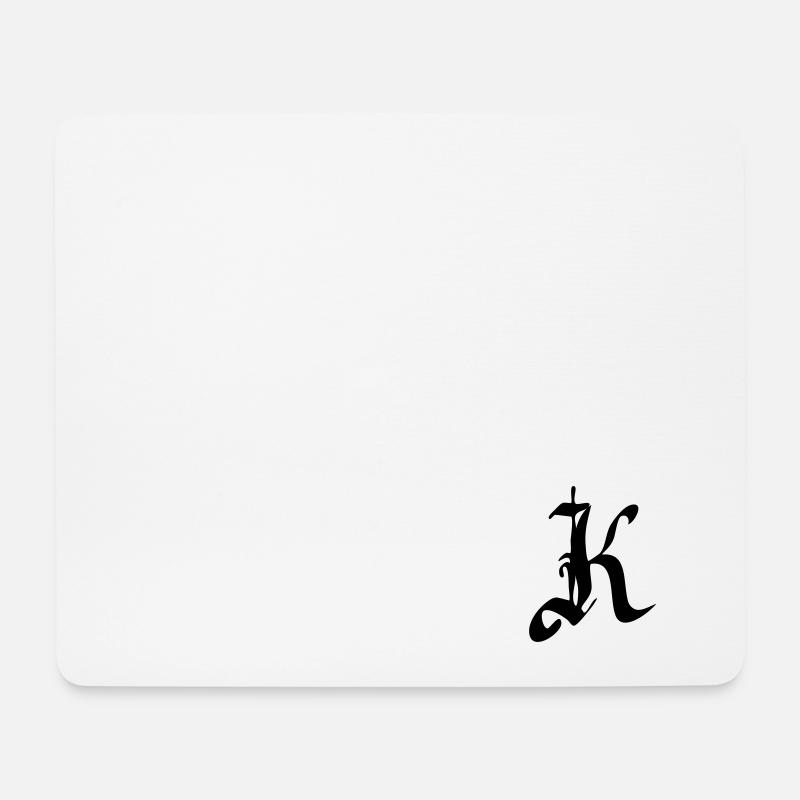 K - Mouse Pad (horizontal) - white