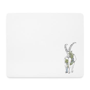 Polygon Capricorn - Mousepad (Querformat) - Weiß - Vorne