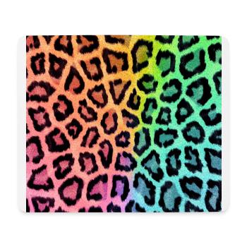Leopard Leopardenfell Muster - Mousepad (Querformat) - Weiß - Vorne