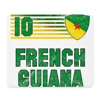 Équipe de Guyane de football Français - Tapis de souris (format paysage) - blanc - Devant