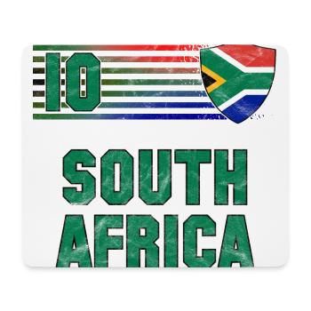 South Africa Football Team - Mouse Pad (horizontal) - white - Front