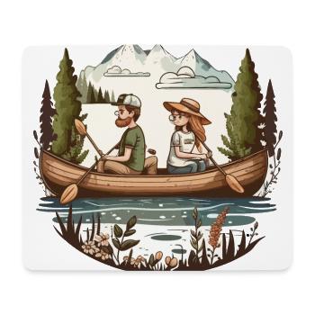 The Quiet Waters - Mouse Pad (horizontal) - white - Front