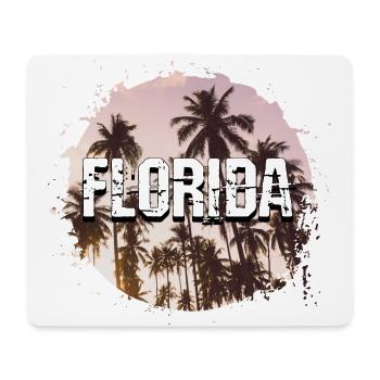 Florida USA Miami Amerika Sommer Palmen Strand - Mousepad (Querformat) - Weiß - Vorne