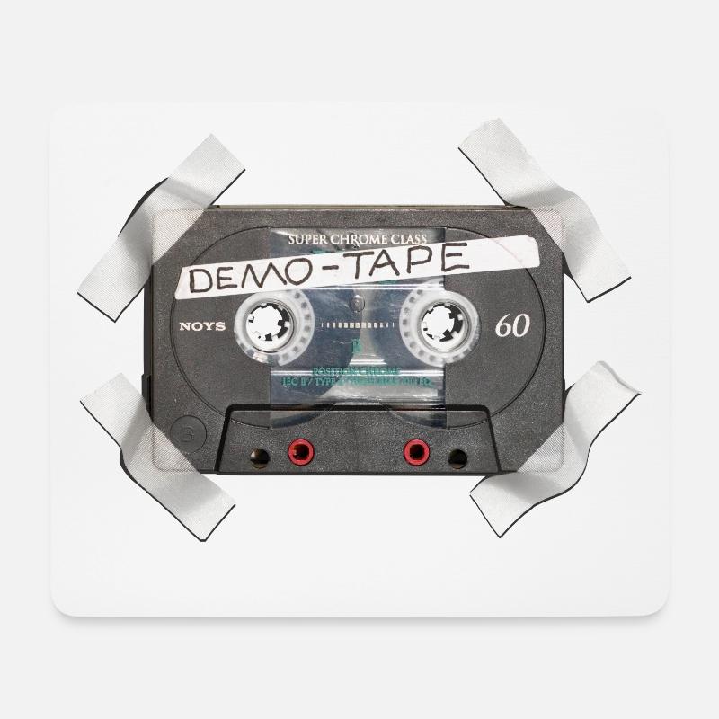 Cassette de démonstration - Tapis de souris (format paysage) - blanc