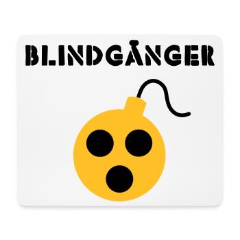 Blindgänger - Mousepad (Querformat) - Weiß - Vorne