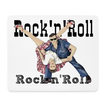 Rock and Roll - Mouse Pad (horizontal) - white - Front