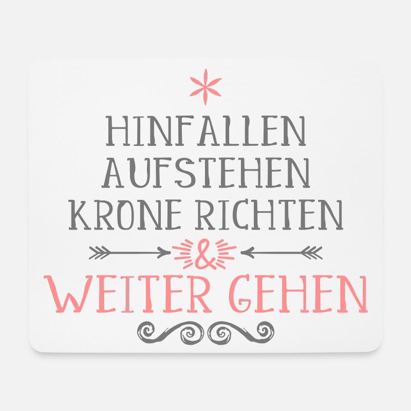 lustige Sprüche - Mousepad (Querformat) - Weiß
