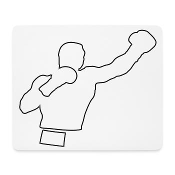 boxing - Mouse Pad (horizontal) - white - Front