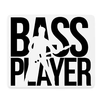 Bass Gitarre - Mousepad (Querformat) - Weiß - Vorne