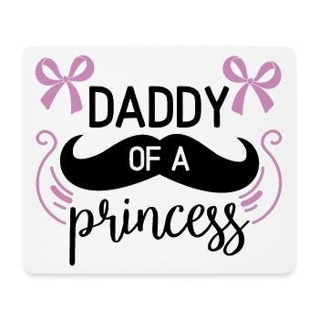 Daddy of a Princess - Mouse Pad (horizontal) - white - Front