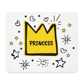 Prinzessin - Mousepad (Querformat) - Weiß - Vorne
