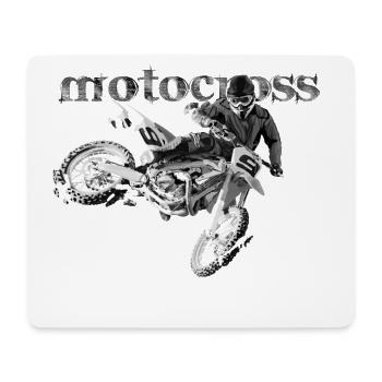 motocross - Mouse Pad (horizontal) - white - Front