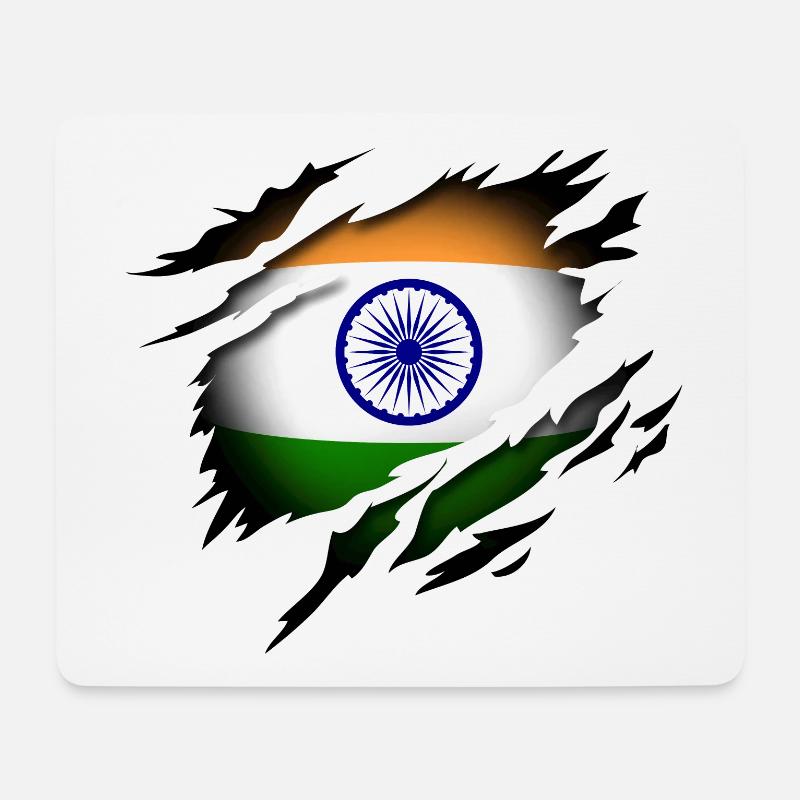 L’Inde dans l’âme - Tapis de souris (format paysage) - blanc