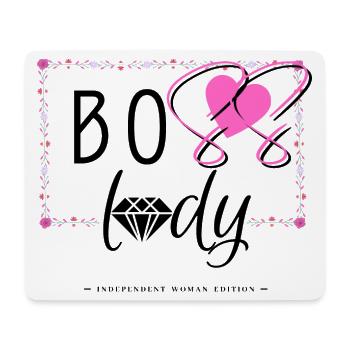 Lady Boss - Mouse Pad (horizontal) - white - Front