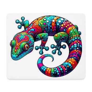 Gecko - Tapis de souris (format paysage) - blanc - Devant