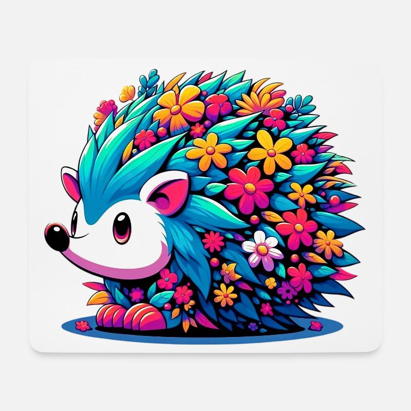 Hedgehog - Mouse Pad (horizontal) - white