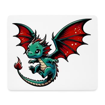 Dragon - Mouse Pad (horizontal) - white - Front
