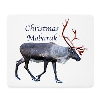 Weihnachten Mobarak - Mousepad (Querformat) - Weiß - Vorne
