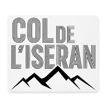 Col de l’Iseran Modern Alpine - Mouse Pad (horizontal) - white - Front