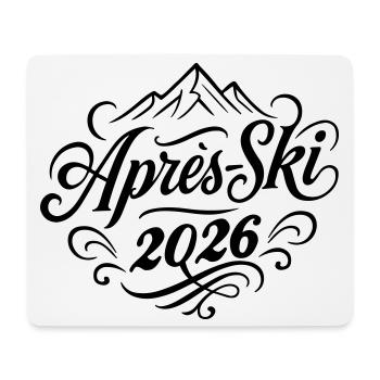 Après-ski 2026 - Mouse Pad (horizontal) - white - Front